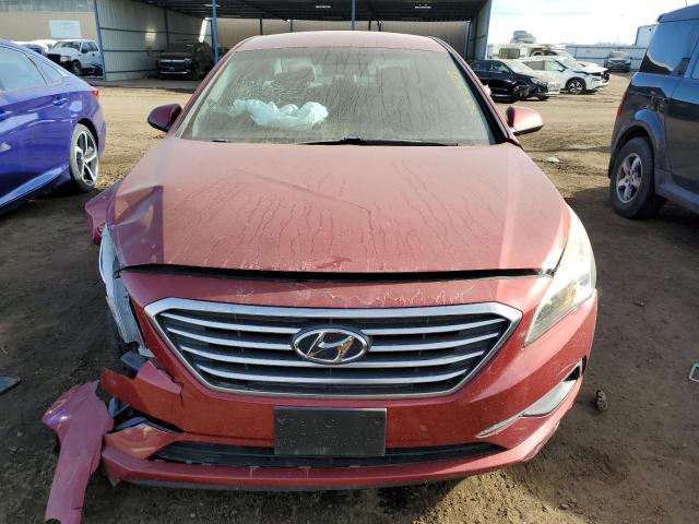 5NPE24AF0FH081426 - 2015 HYUNDAI SONATA SE RED photo 5