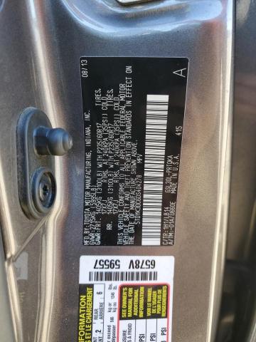 5TDYK3DC6DS404278 - 2013 TOYOTA SIENNA XLE SILVER photo 13