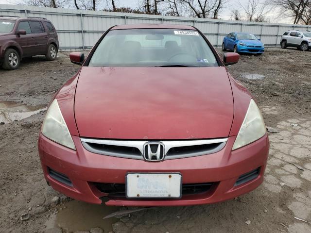 1HGCM56337A202966 - 2007 HONDA ACCORD SE BURGUNDY photo 5