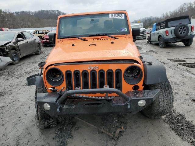 1C4AJWAG9CL193025 - 2012 JEEP WRANGLER SPORT ORANGE photo 5