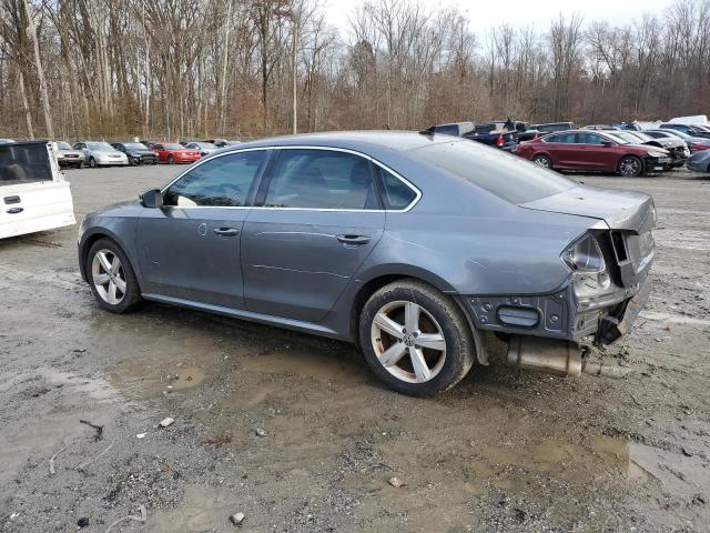 1VWBP7A31DC009300 - 2013 VOLKSWAGEN PASSAT SE GRAY photo 2