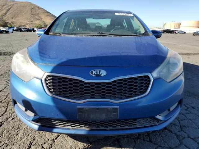 KNAFX4A8XE5200649 - 2014 KIA FORTE EX BLUE photo 5