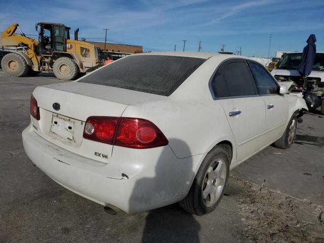 KNAGE124465063486 - 2006 KIA OPTIMA LX WHITE photo 3