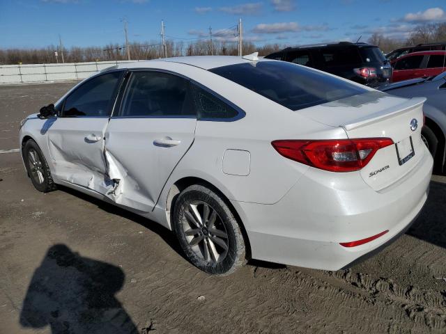 5NPE24AF1FH048337 - 2015 HYUNDAI SONATA SE WHITE photo 2