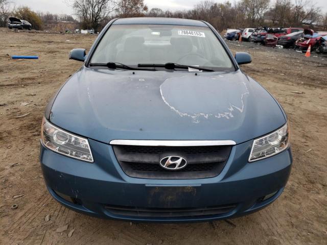 5NPEU46C96H173899 - 2006 HYUNDAI SONATA GLS BLUE photo 5