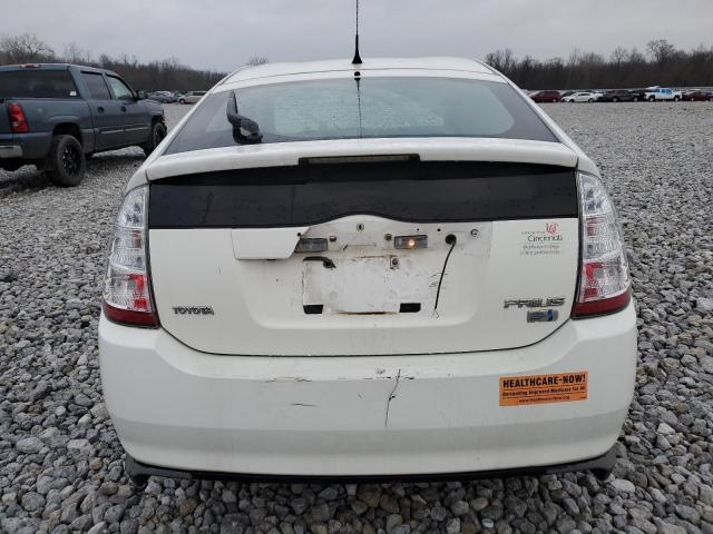 JTDKB20U277592214 - 2007 TOYOTA PRIUS WHITE photo 6