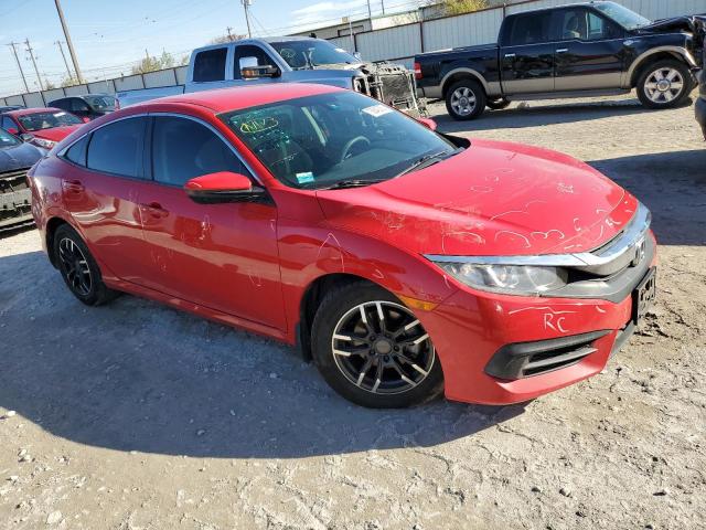 2HGFC2F50HH504864 - 2017 HONDA CIVIC LX RED photo 4