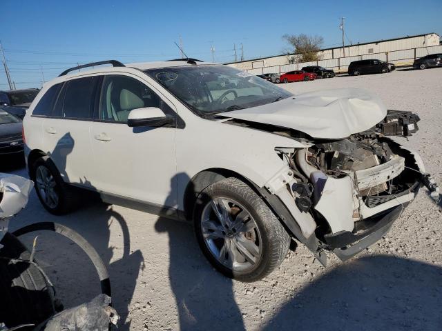 2FMDK3JC1DBA30775 - 2013 FORD EDGE SEL WHITE photo 4