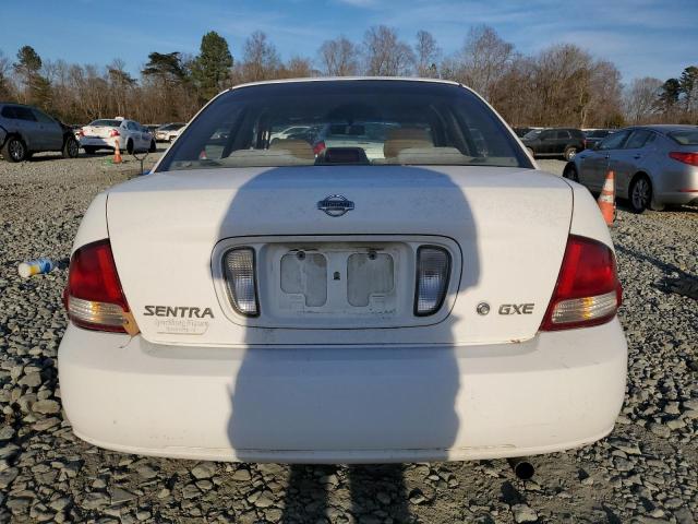 3N1CB51D61L520135 - 2001 NISSAN SENTRA XE WHITE photo 6