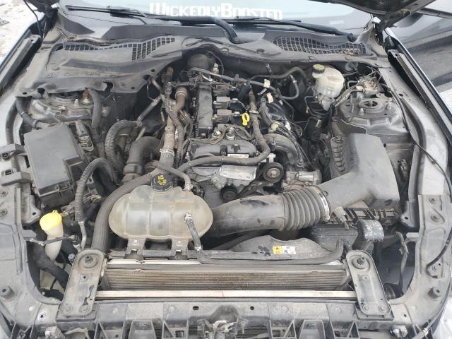 1FA6P8TH0J5104052 - 2018 FORD MUSTANG GRAY photo 11