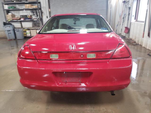 1HGCG3258XA003351 - 1999 HONDA ACCORD EX RED photo 6