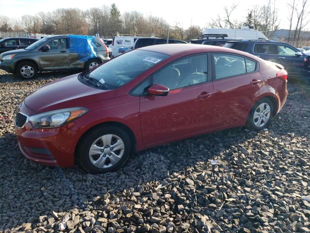 KNAFX4A68G5541582 - 2016 KIA FORTE LX RED photo 1