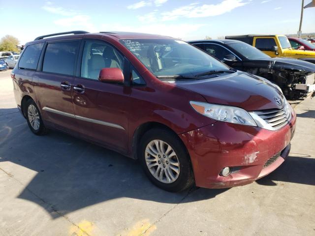 5TDYK3DC6FS649360 - 2015 TOYOTA SIENNA XLE MAROON photo 4