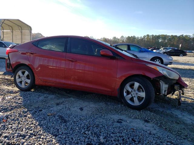 KMHDH4AE4DU523186 - 2013 HYUNDAI ELANTRA GLS RED photo 4