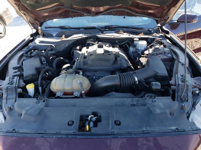 1FA6P8TH9J5163021 - 2018 FORD MUSTANG MAROON photo 11