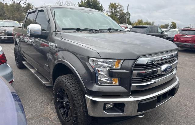 1FTEW1EP4FKE20633 - 2015 FORD F150 SUPERCREW GRAY photo 1