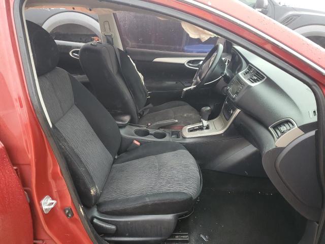 3N1AB7AP1FY261304 - 2015 NISSAN SENTRA S RED photo 7