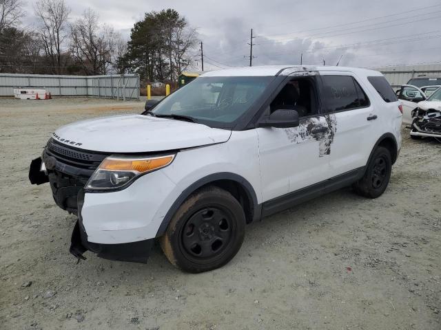 1FM5K8AR8EGA28649 - 2014 FORD EXPLORER POLICE INTERCEPTOR WHITE photo 1
