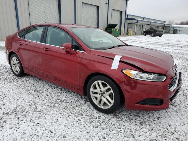 3FA6P0H7XGR224917 - 2016 FORD FUSION SE RED photo 4