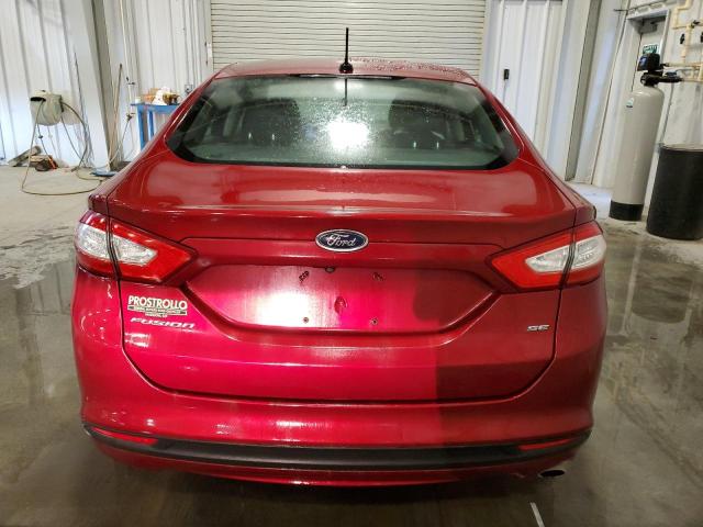 3FA6P0H7XGR224917 - 2016 FORD FUSION SE RED photo 6