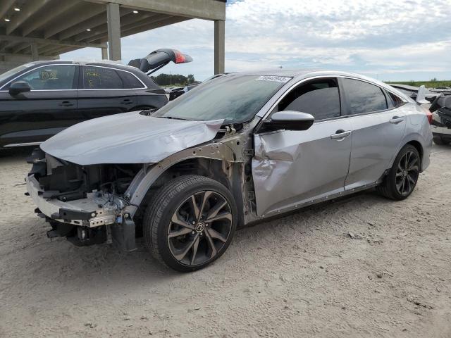 2HGFC2F89LH533184 - 2020 HONDA CIVIC SPORT ვერცხლისფერი ფოტო 1