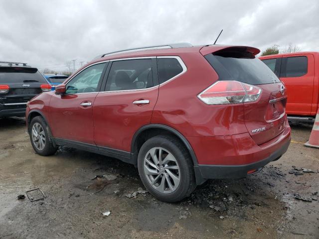 5N1AT2MV7FC854872 - 2015 NISSAN ROGUE S RED photo 2