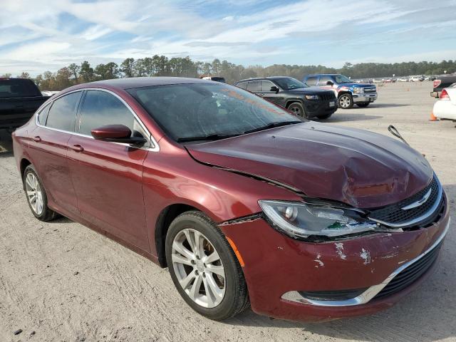 1C3CCCAB5GN143050 - 2016 CHRYSLER 200 LIMITED BURGUNDY photo 4