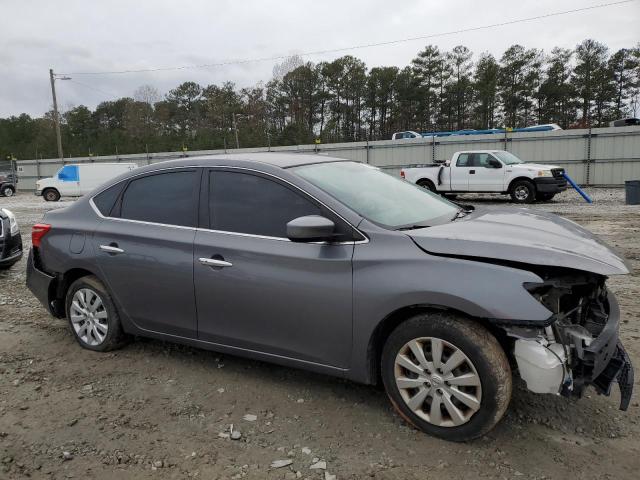 3N1AB7AP0HL684875 - 2017 NISSAN SENTRA S GRAY photo 4