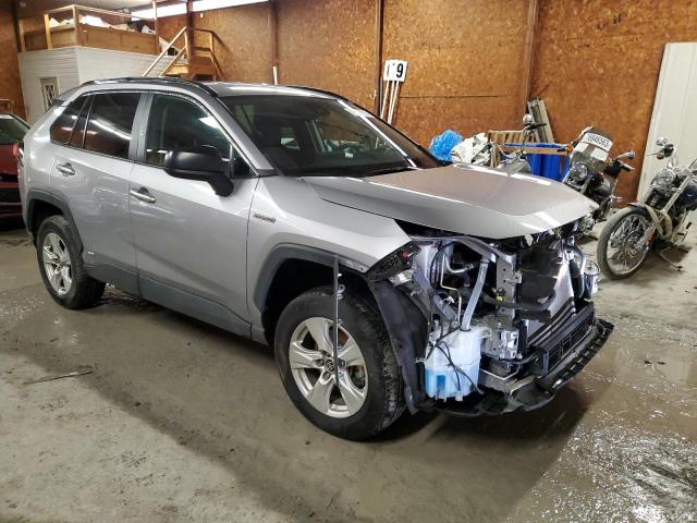 4T3LWRFV6MU047649 - 2021 TOYOTA RAV4 LE SILVER photo 4