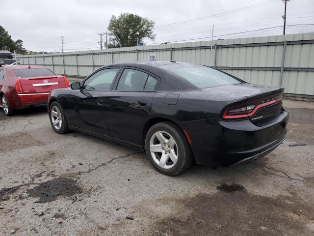 2C3CDXAT3KH605636 - 2019 DODGE CHARGER POLICE BLACK photo 2