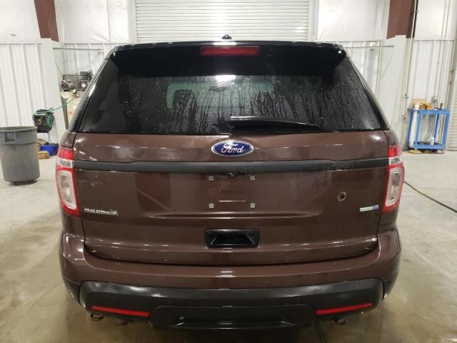 1FM5K8AR7EGC14117 - 2014 FORD EXPLORER POLICE INTERCEPTOR 棕色 照片 6