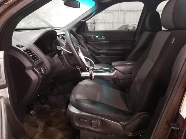 1FM5K8AR7EGC14117 - 2014 FORD EXPLORER POLICE INTERCEPTOR 棕色 照片 7