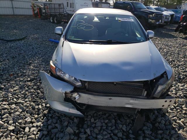 19XFB2F50CE313421 - 2012 HONDA CIVIC LX SILVER photo 5