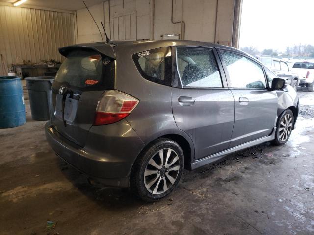 JHMGE8H52DC058970 - 2013 HONDA FIT SPORT GRAY photo 3