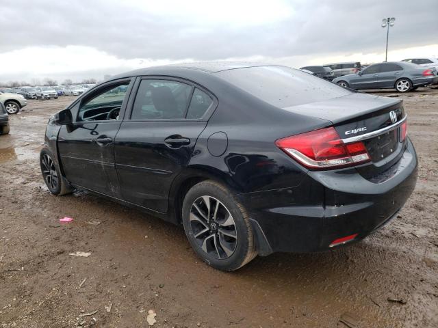 19XFB2F96DE086496 - 2013 HONDA CIVIC EXL Սև լուսանկար 2