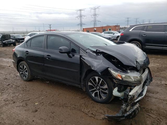 19XFB2F96DE086496 - 2013 HONDA CIVIC EXL Սև լուսանկար 4