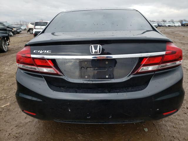 19XFB2F96DE086496 - 2013 HONDA CIVIC EXL Սև լուսանկար 6
