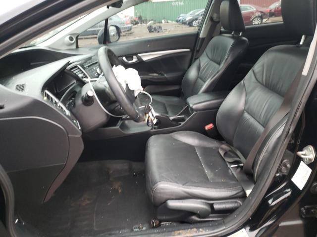 19XFB2F96DE086496 - 2013 HONDA CIVIC EXL Սև լուսանկար 7