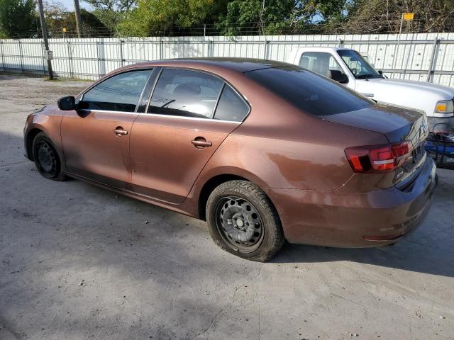 3VW2B7AJ7HM410755 - 2017 VOLKSWAGEN JETTA S BROWN photo 2