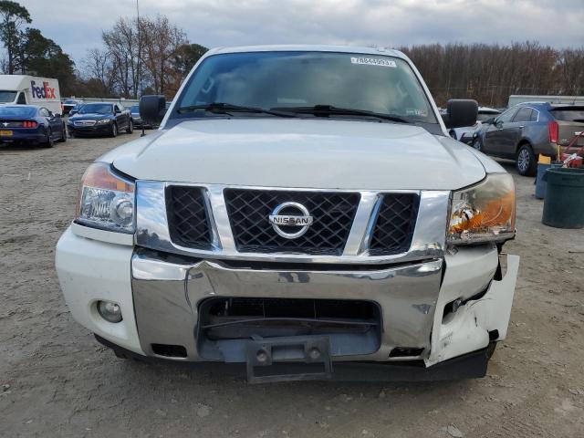 1N6BA0ED3EN500758 - 2014 NISSAN TITAN S WHITE photo 5