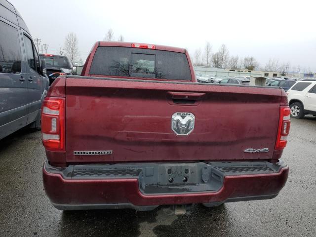 3C6UR5DL7NG125192 - 2022 RAM 2500 BIG HORN/LONE STAR BURGUNDY photo 6