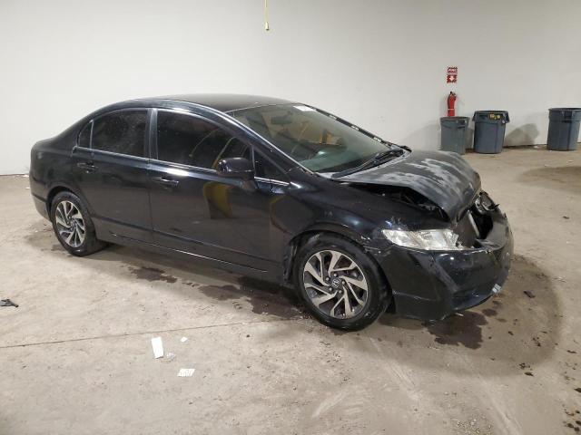 2HGFA16539H317071 - 2009 HONDA CIVIC LX BLACK photo 4