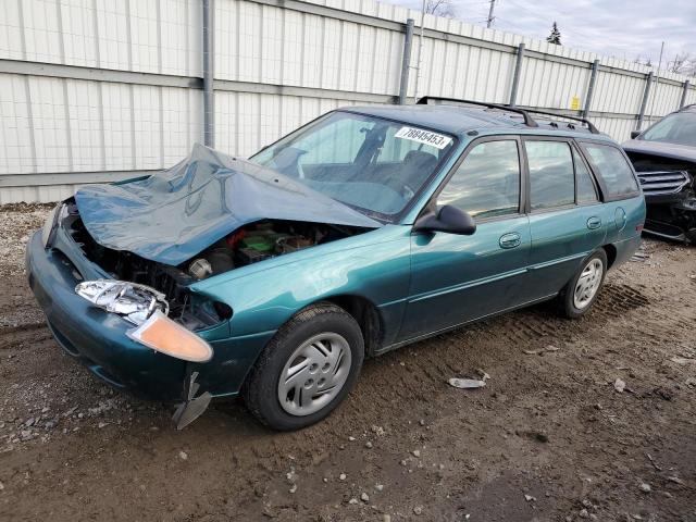 3FALP15P8VR127709 - 1997 FORD ESCORT LX GREEN photo 1