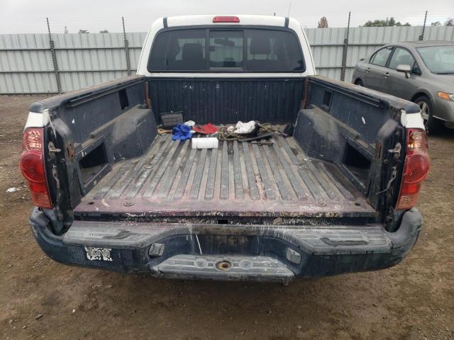 5TETX22N67Z358615 - 2007 TOYOTA TACOMA ACCESS CAB WHITE photo 6