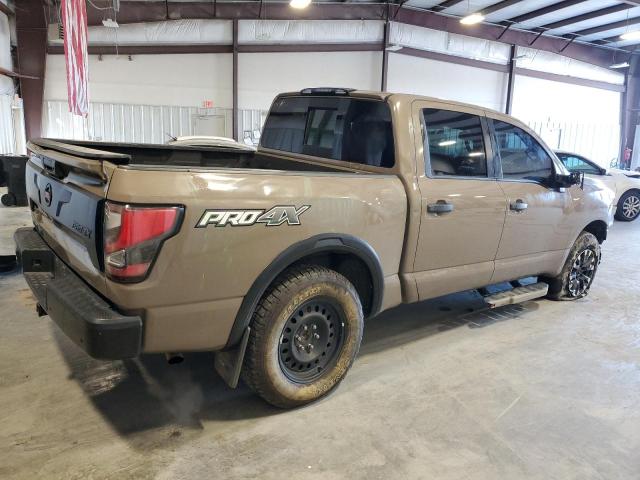 1N6AA1ED2MN523125 - 2021 NISSAN TITAN SV TAN photo 3