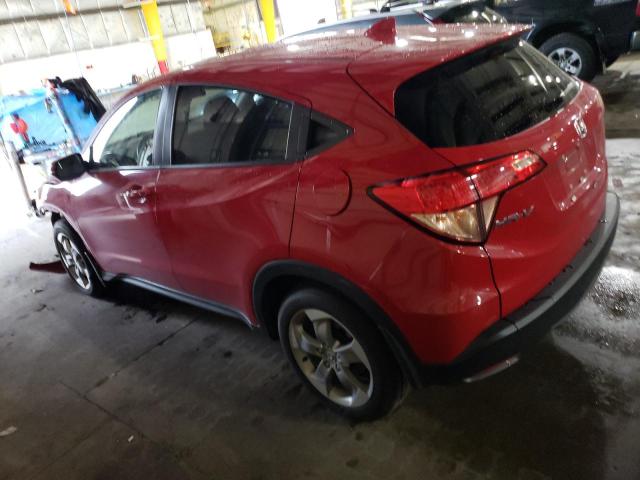 3CZRU6H50HM701199 - 2017 HONDA HR-V EX RED photo 2