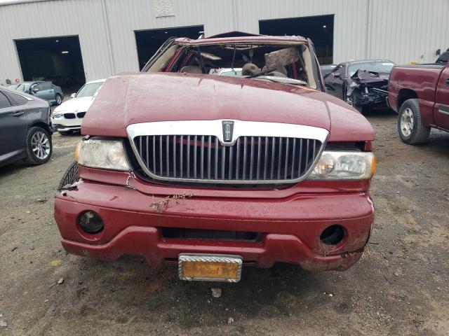 5LMEU27R01LJ19508 - 2001 LINCOLN NAVIGATOR მუქწითელი ფოტო 5