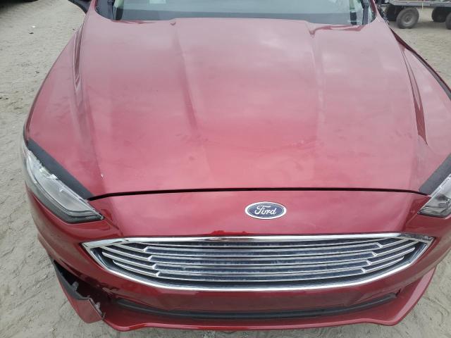 3FA6P0HD2JR250991 - 2018 FORD FUSION SE RED photo 11