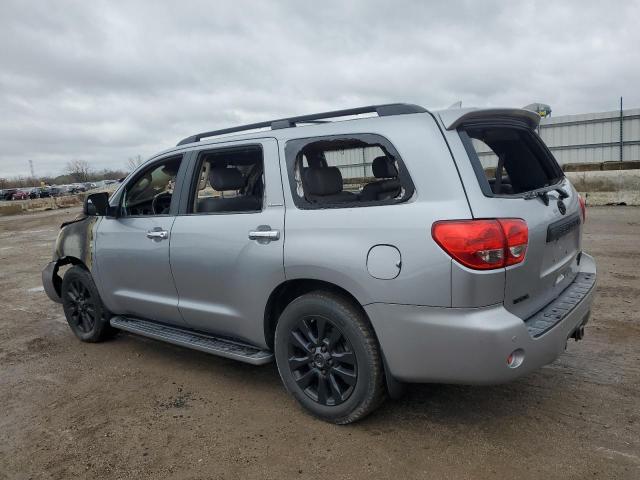 5TDDW5G10AS025085 - 2010 TOYOTA SEQUOIA PLATINUM SILVER photo 2