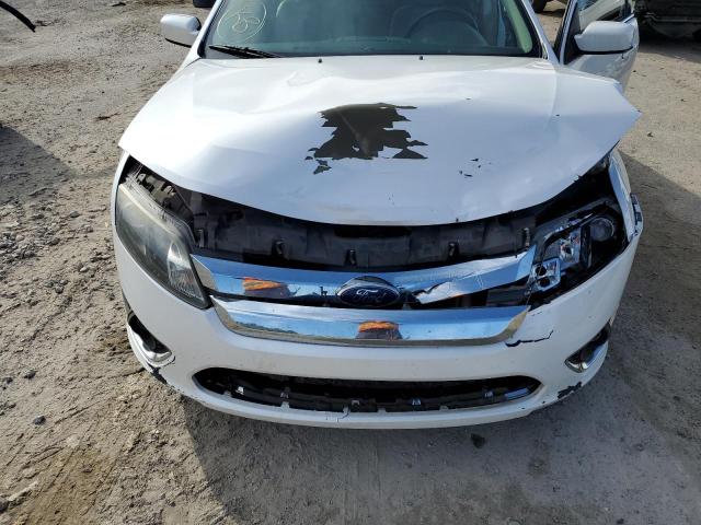 3FAHP0JG7AR354292 - 2010 FORD FUSION SEL WHITE photo 11